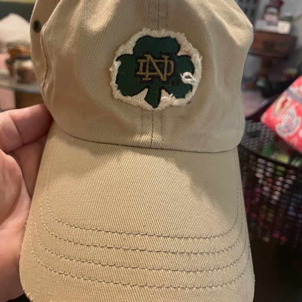 Top of the World Rugged Khaki Baseball Cap with Navy Logo